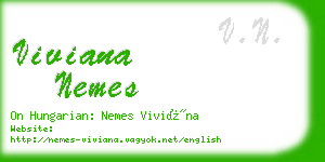 viviana nemes business card